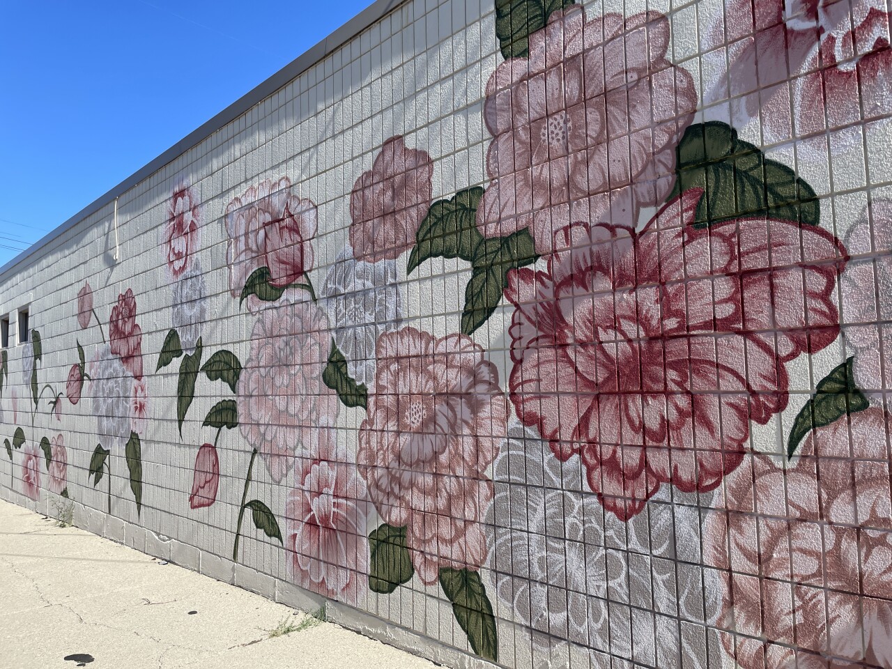 Paige Rochefort's mural near Plainfield and Lafayette