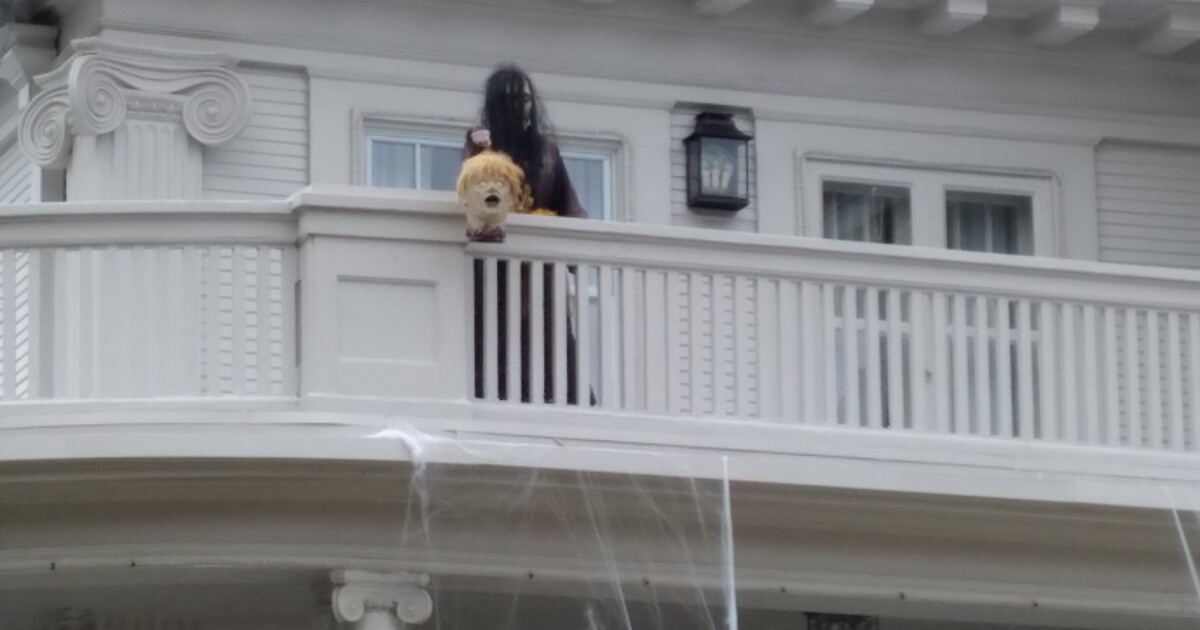 NV Gov.'s Mansion Halloween decoration has raised questions