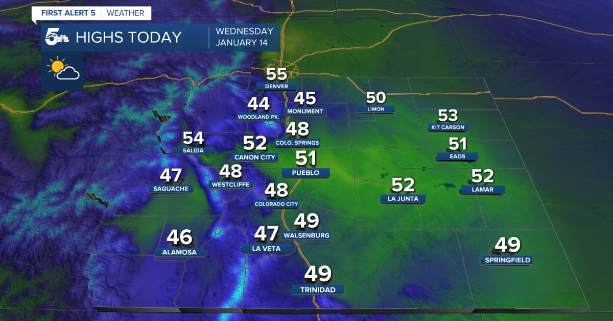 Cooler and breezy Wednesday with another stronger cold front on the way