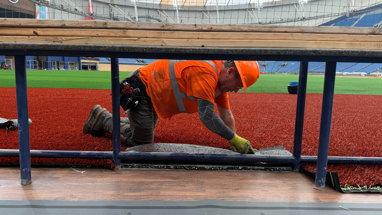 Tropicana Field renovations "on time" as opening day approaches