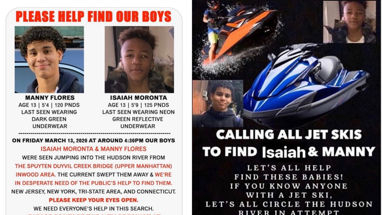Missing Bronx boys