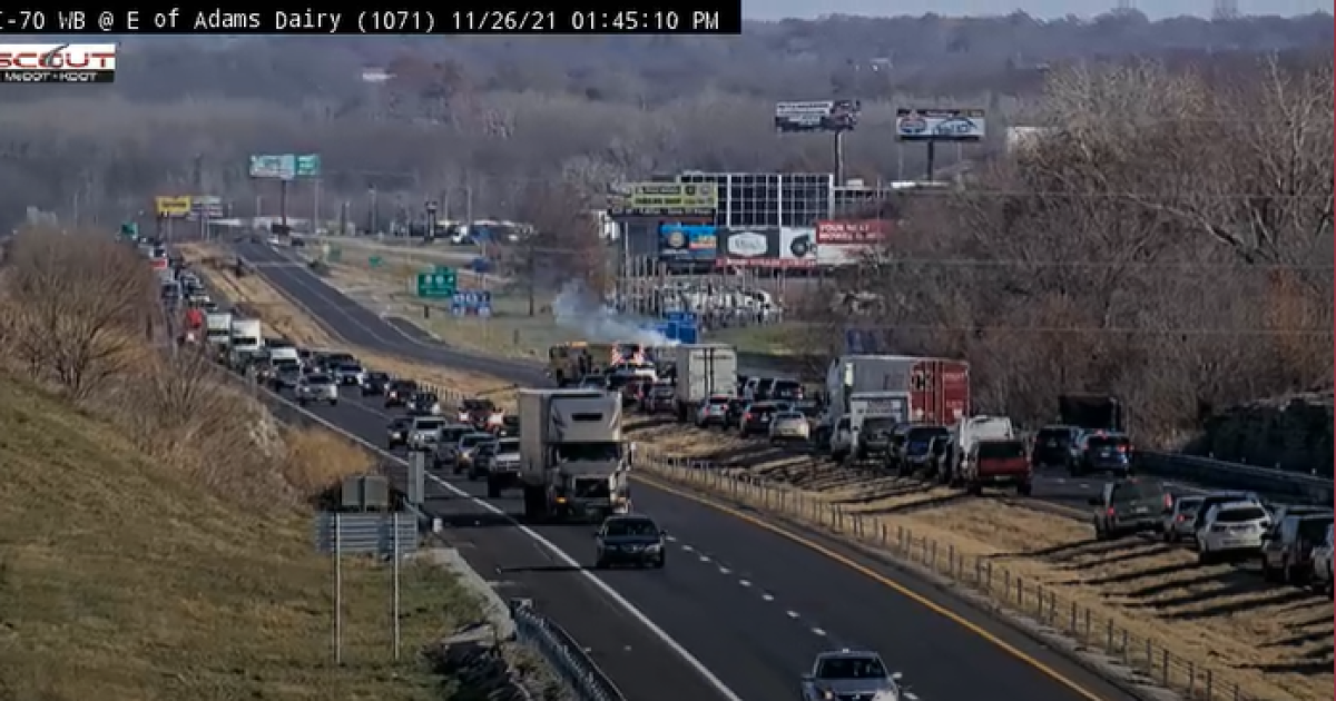 4 horses dead after crash involving tractor trailer on I-70