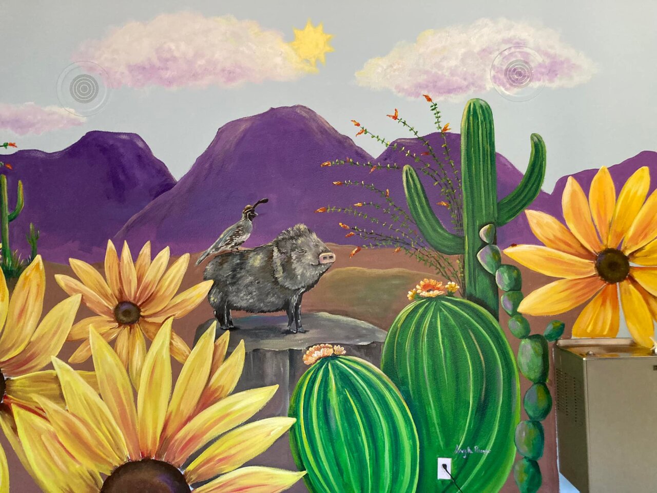 Mural in Palo Verde neighborhood