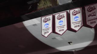 2025 Montana Grizzly Basketball Championship Banner