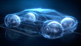 Goodyear's Eagle-360 spherical tire is a concept that debuted at the Geneva Motor Show.