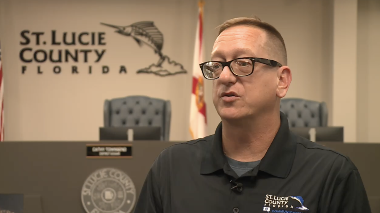 Erick Gill communications director for St. Lucie County