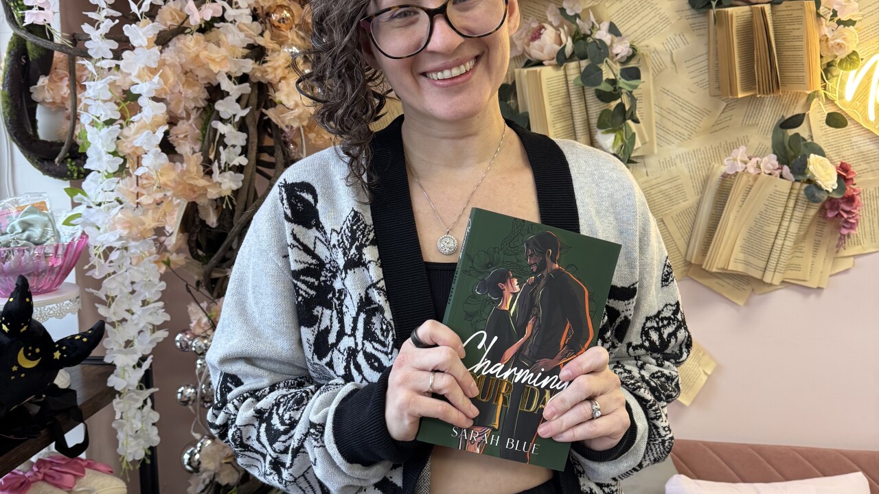 Megan Gallt owner of Novel Grounds Bookstore