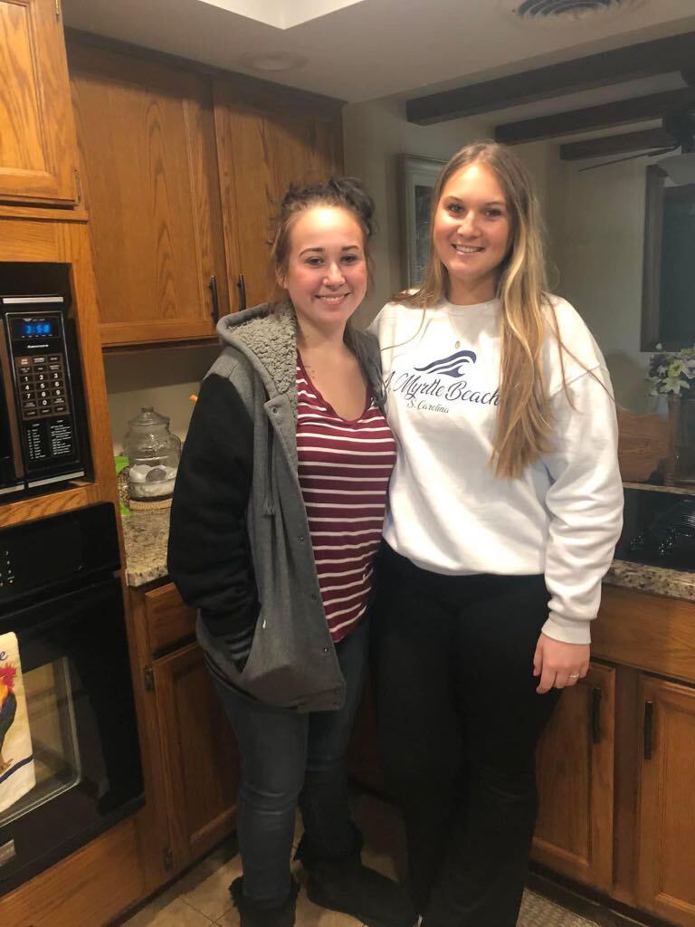 Haidan and her sister