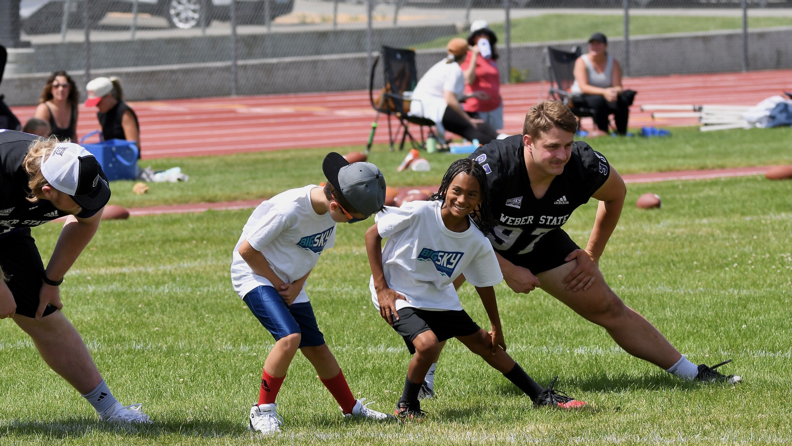 Big Sky Conference youth football clinic
