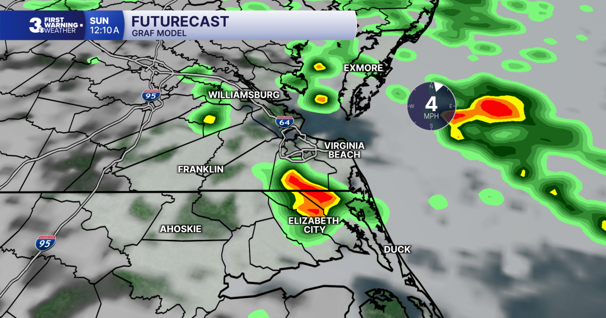 First Warning Forecast: Storms possible late Saturday