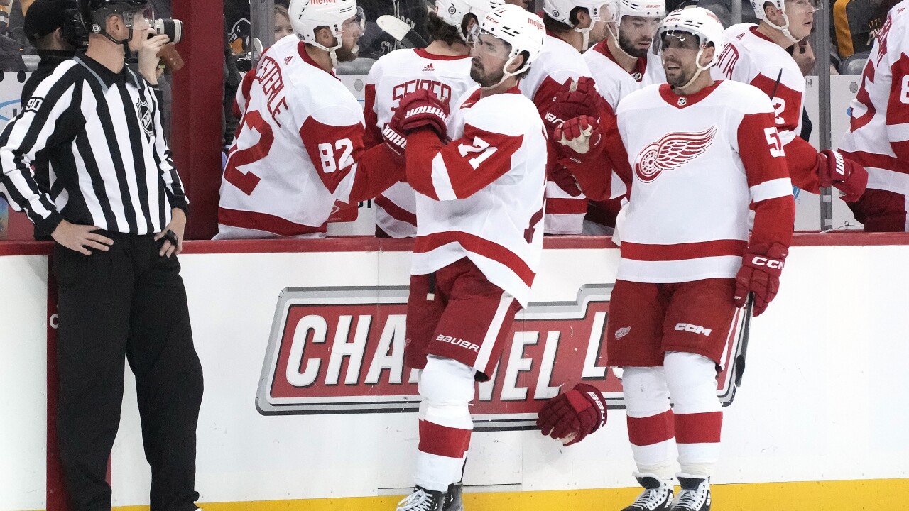 Red Wings Penguins Hockey