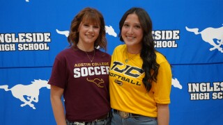 Ingleside's Ella Casey and Kylee Ward on signing day