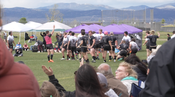 GALLATIN RUGBY SCORING A TRY AT THE 2024 RUGBY STATE FINALS