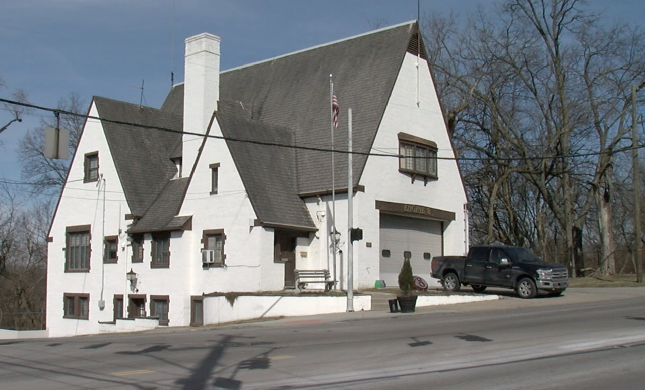 One of the oldest fire stations in Cincinnati: Station 8 in Pleasant Ridge.