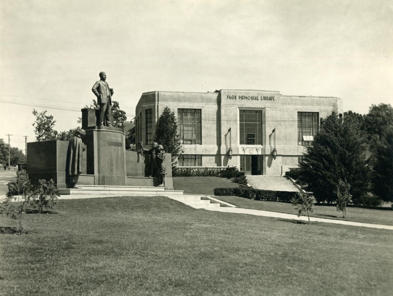 PHOTO- Charles Page library