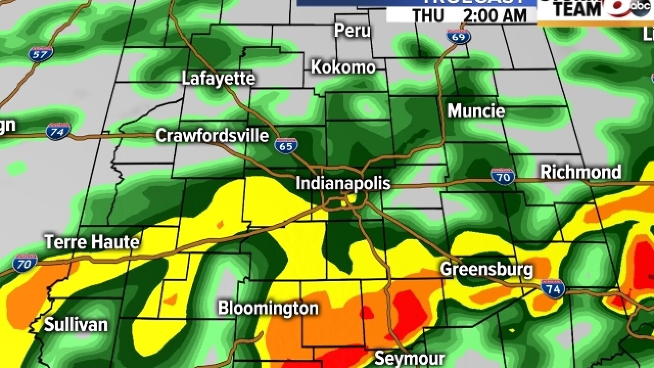TIMELINE: When to expect rain