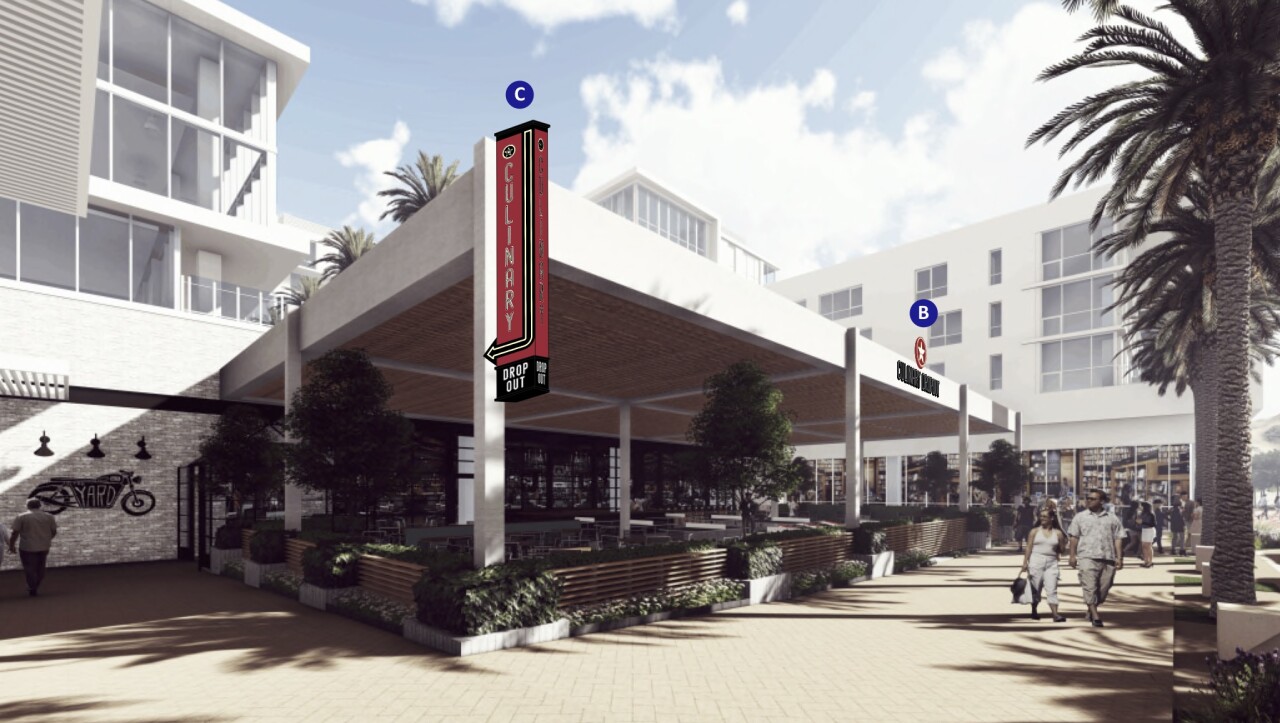 Culinary Dropout at The Yard Scottsdale Quarter Artist rendering