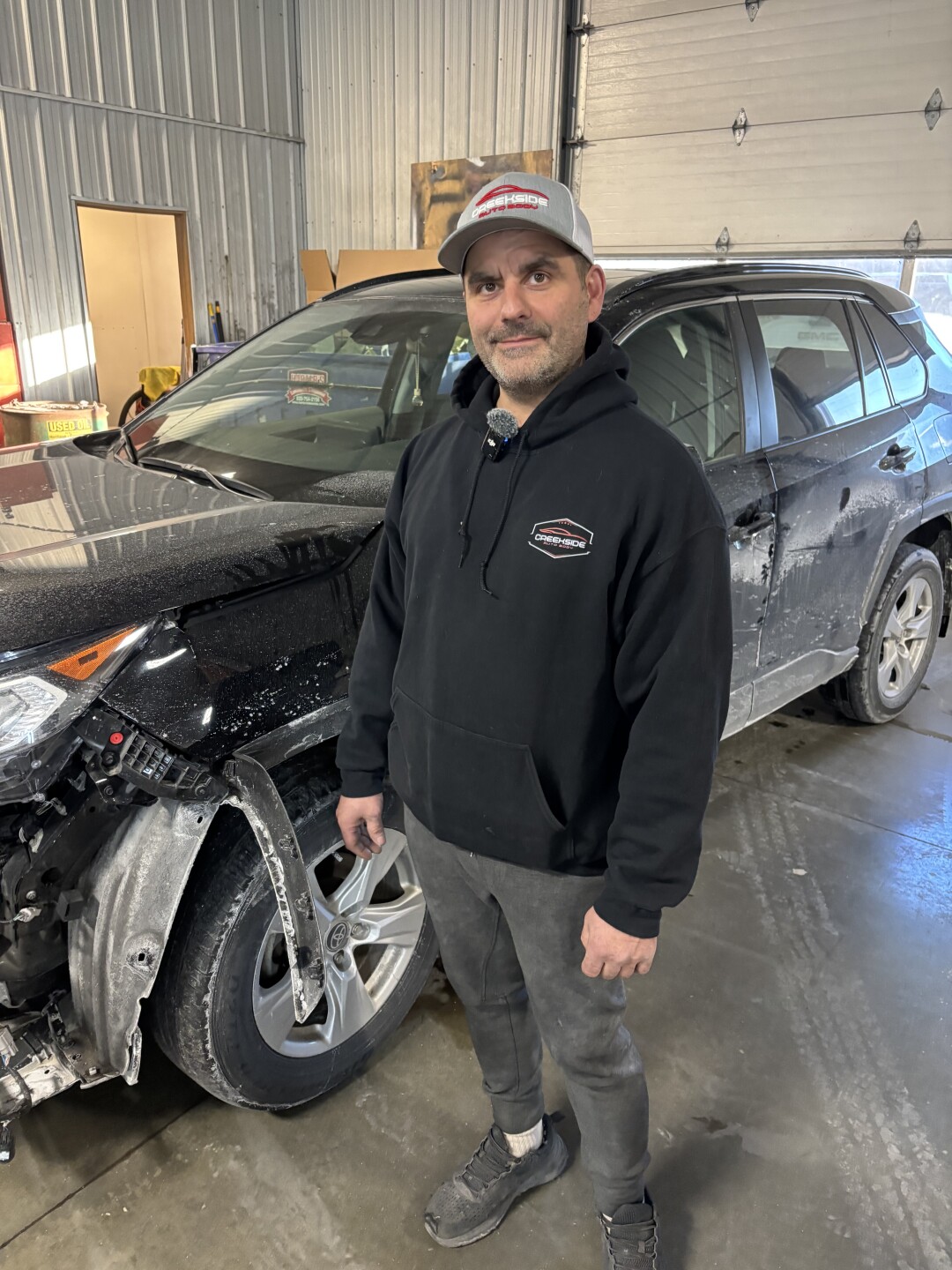 Ryan Hamilton owns Creekside Auto Body in Jackson