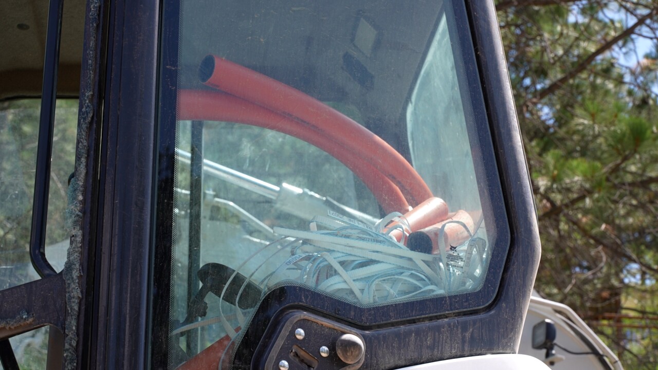 Line in vehicle