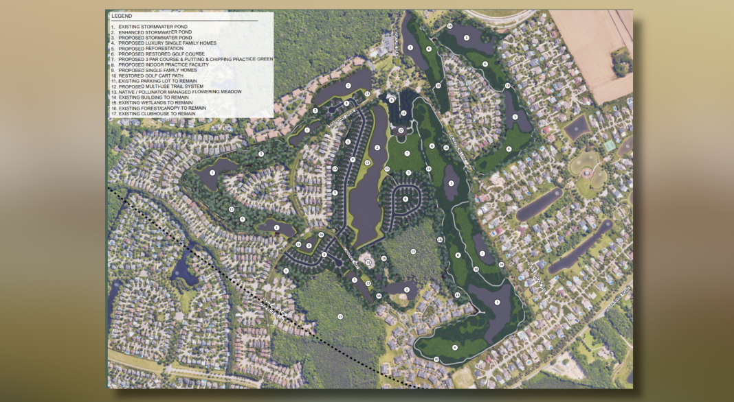 Developer returns with revised proposal for former West Neck Golf Course