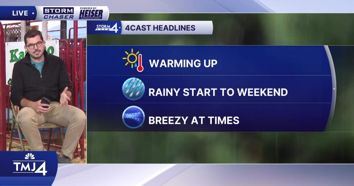 Southeastern Wisconsin weather: Warmer and humid