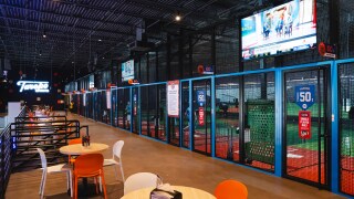 Batting cages at Taroko Sports in Mesa.