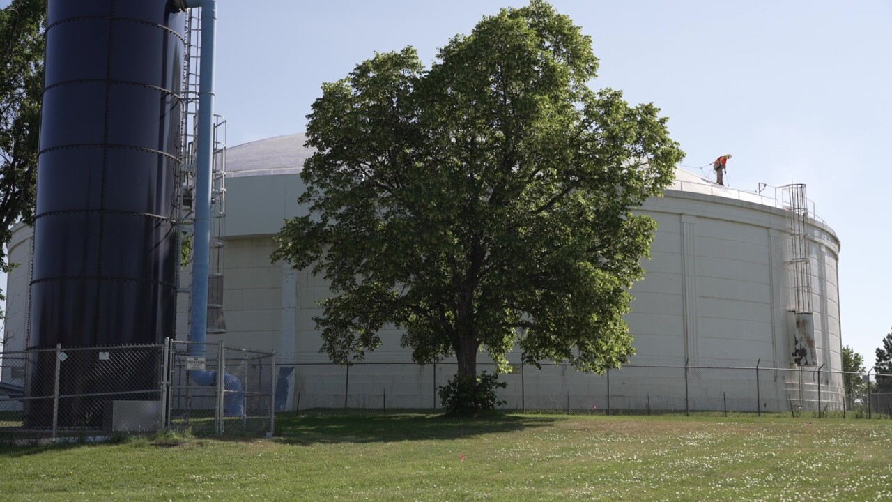 Repairs underway on Great Falls water storage tank