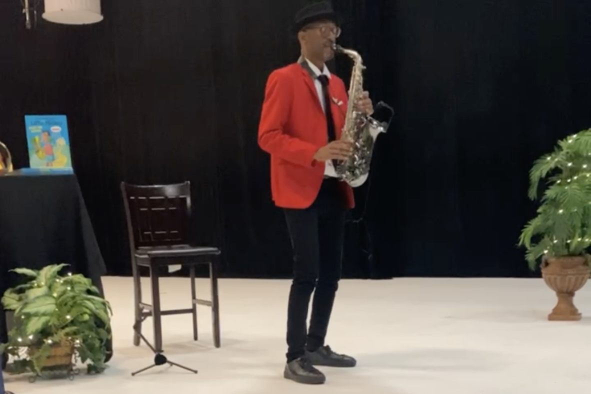 Mickey Smith Jr performs at WPTV 02142024
