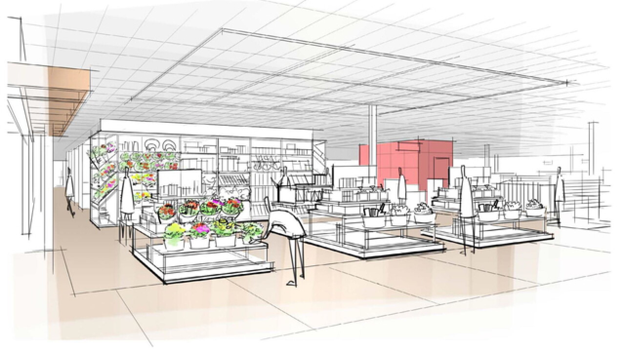 Target Storefront Rendering Target unveils a complete redesign of its stores