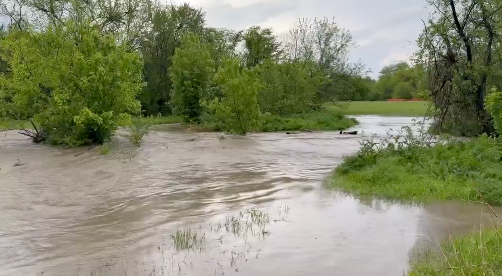 Raymore Flooding Good Parkway