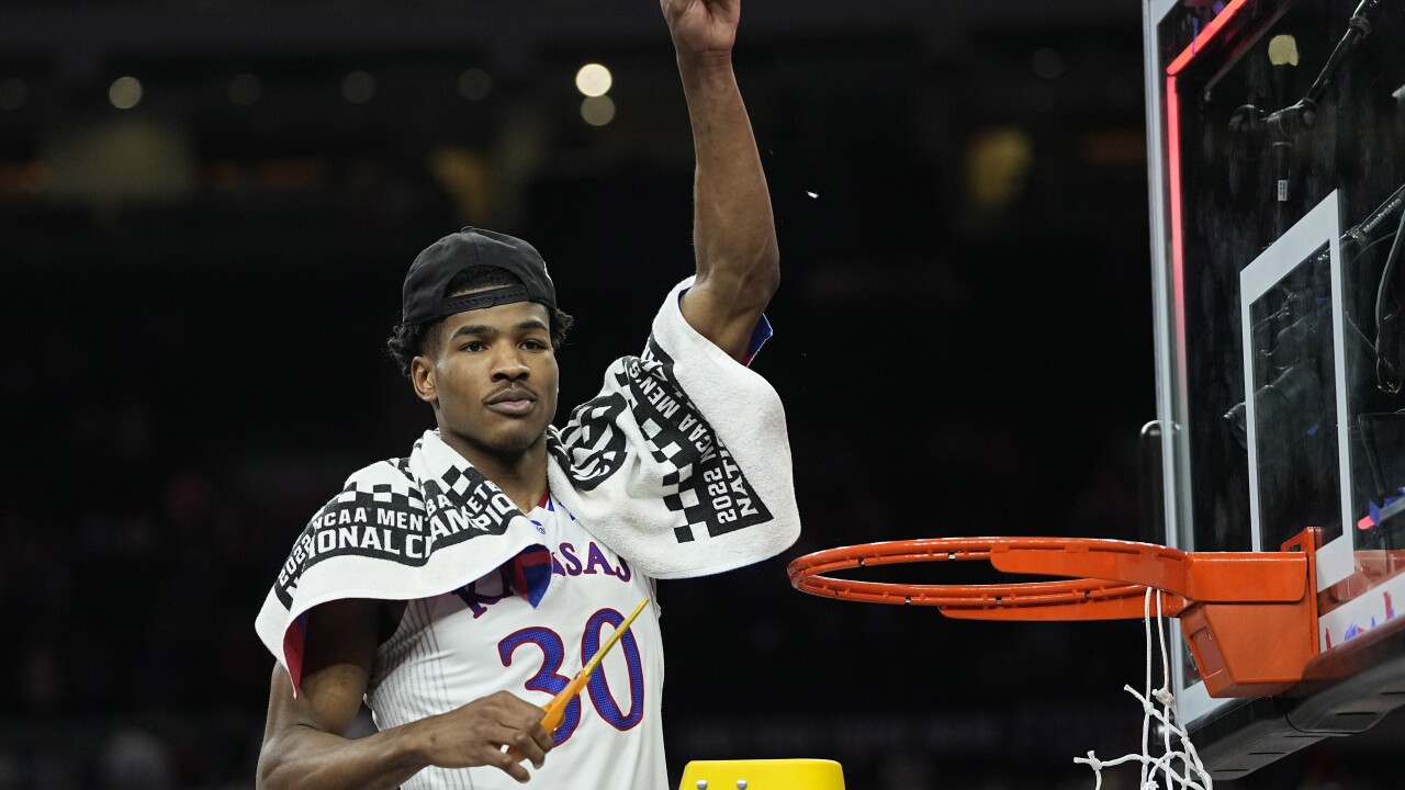 NCAA North Carolina Kansas Basketball