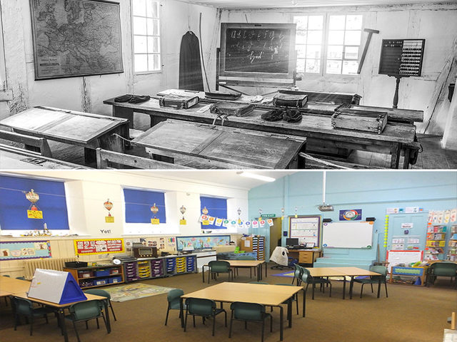 Then vs Now: How things have changed in the classroom over time