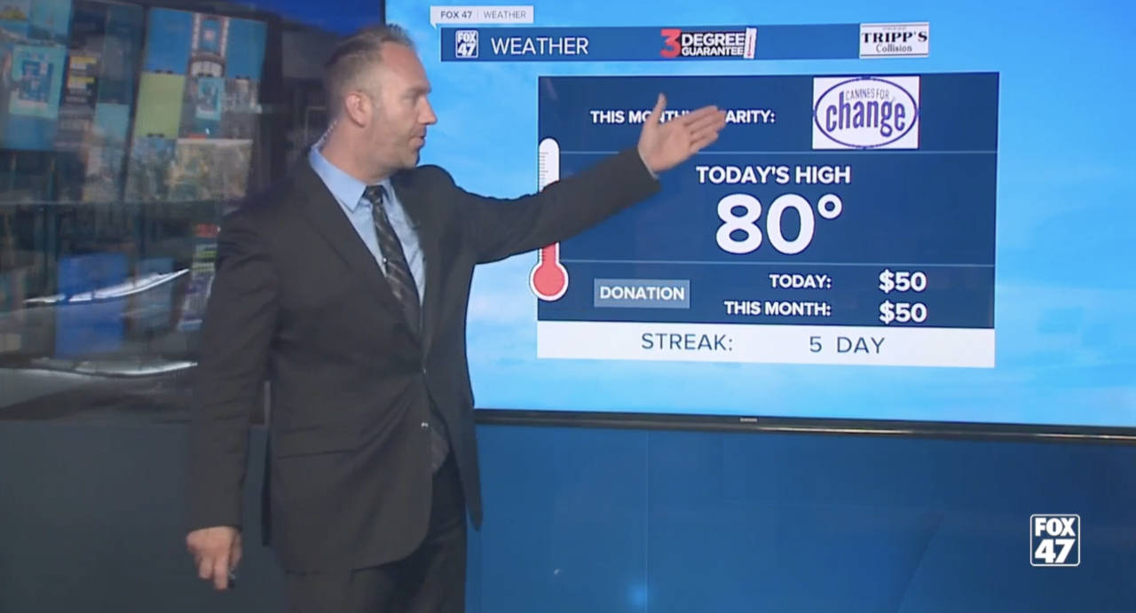 Canines for Change is the Three Degree Guarantee recipient for July.