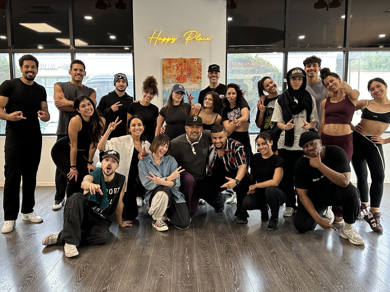 Lance, Danielle and their dancers