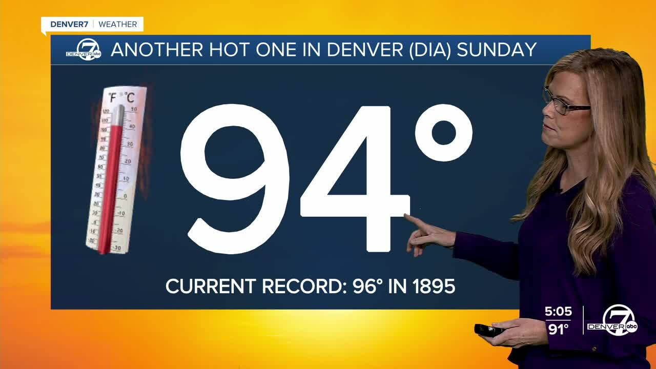 Near record high on Sunday