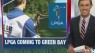Caddying for an LPGA pro at Thornberry Creek...