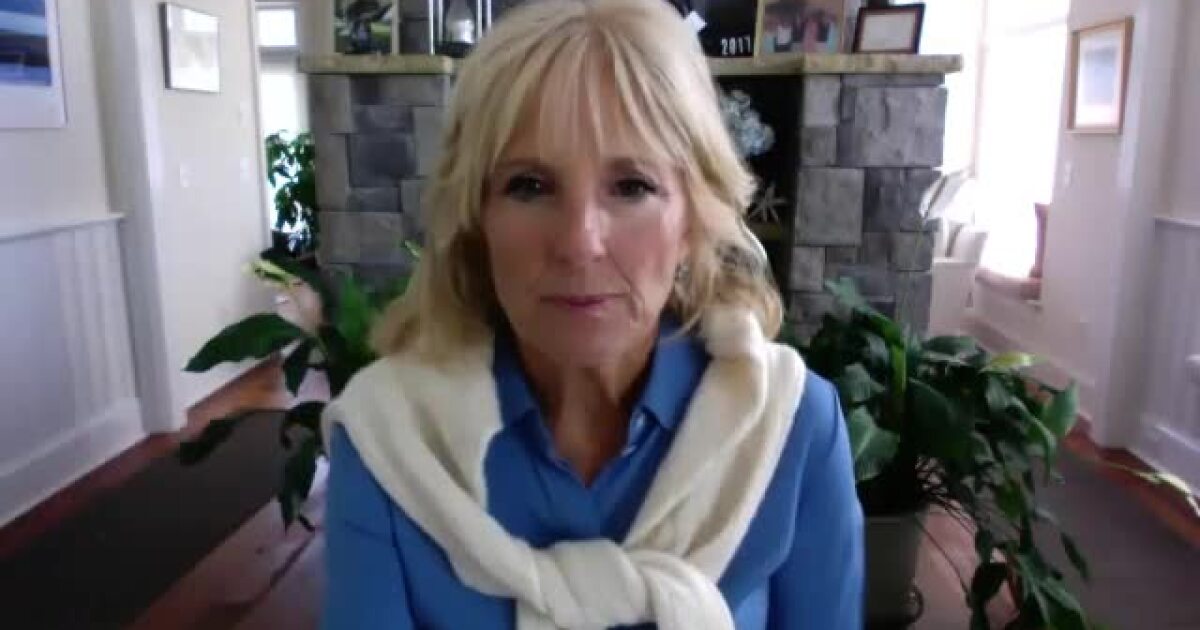Dr Jill Biden Discusses Return To Schools False Trump Ad