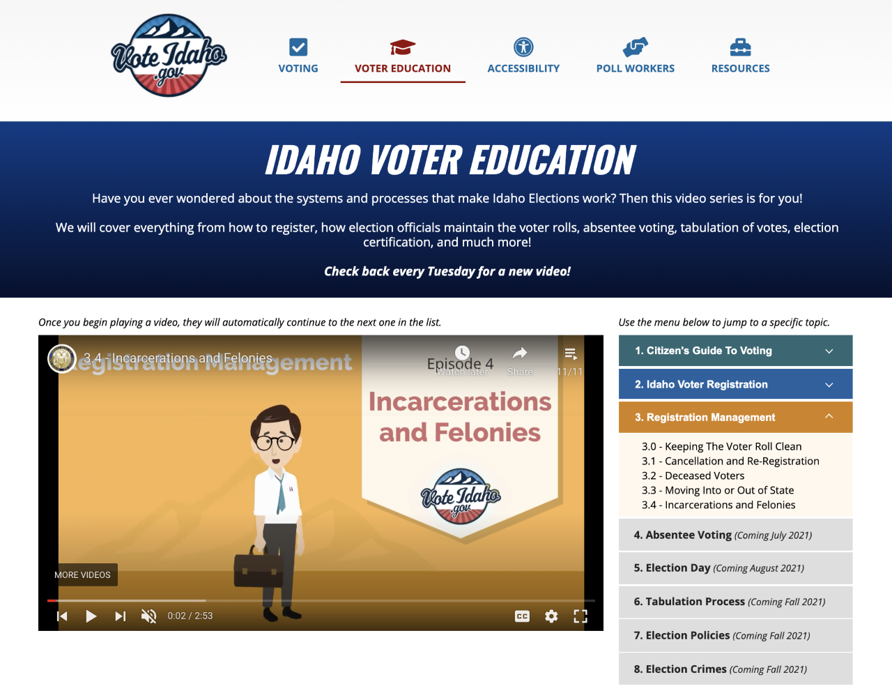 Idaho Voter Education