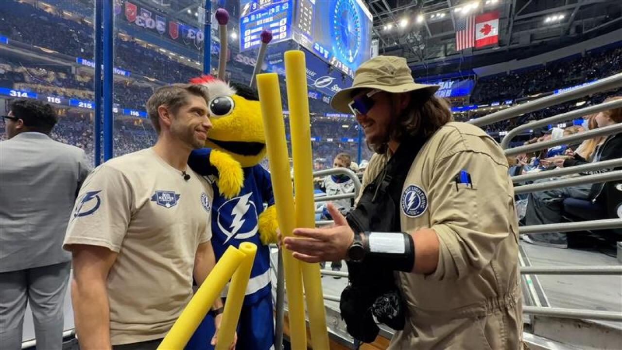 Tampa Bay 28's Kyle Burger becomes ThunderBug's 'Honorary Bug Keeper'