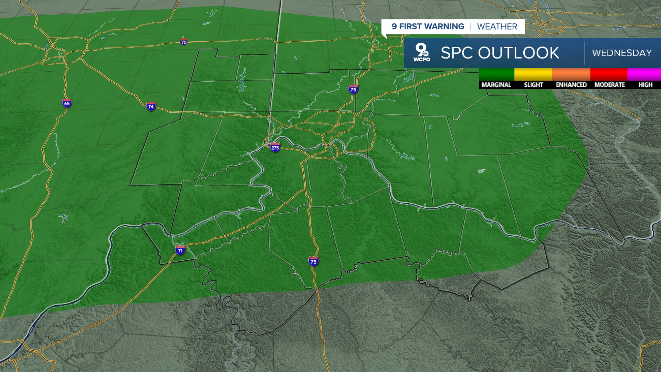 Soggy outlook with daily rain chances