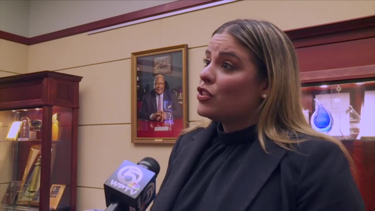 Jennifer Ferriol discusses affordable housing plan in West Palm Beach, April 18, 2022