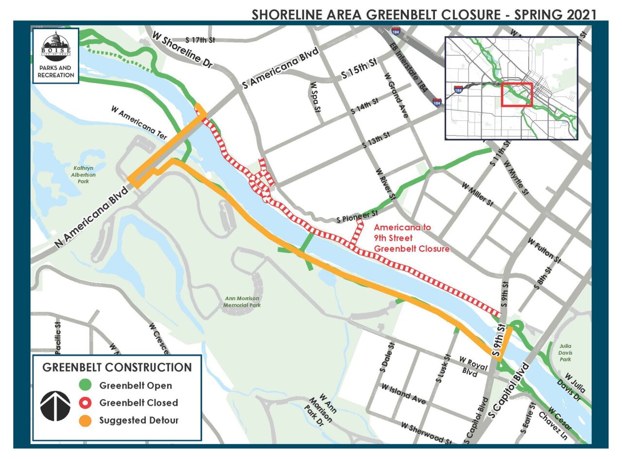 Shorline Area Greenbelt Closure 2021