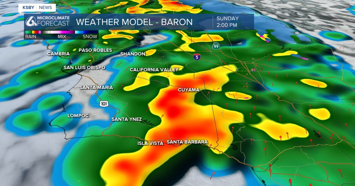 More rain is expected this weekend after a brief break