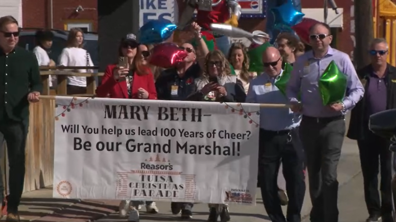 Mary Beth Babcock chosen as Grand Marshal for 100th Tulsa Christmas Parade