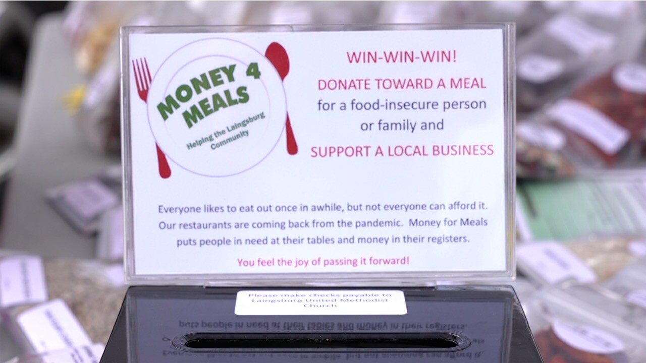 Money 4 Meals Donation Box