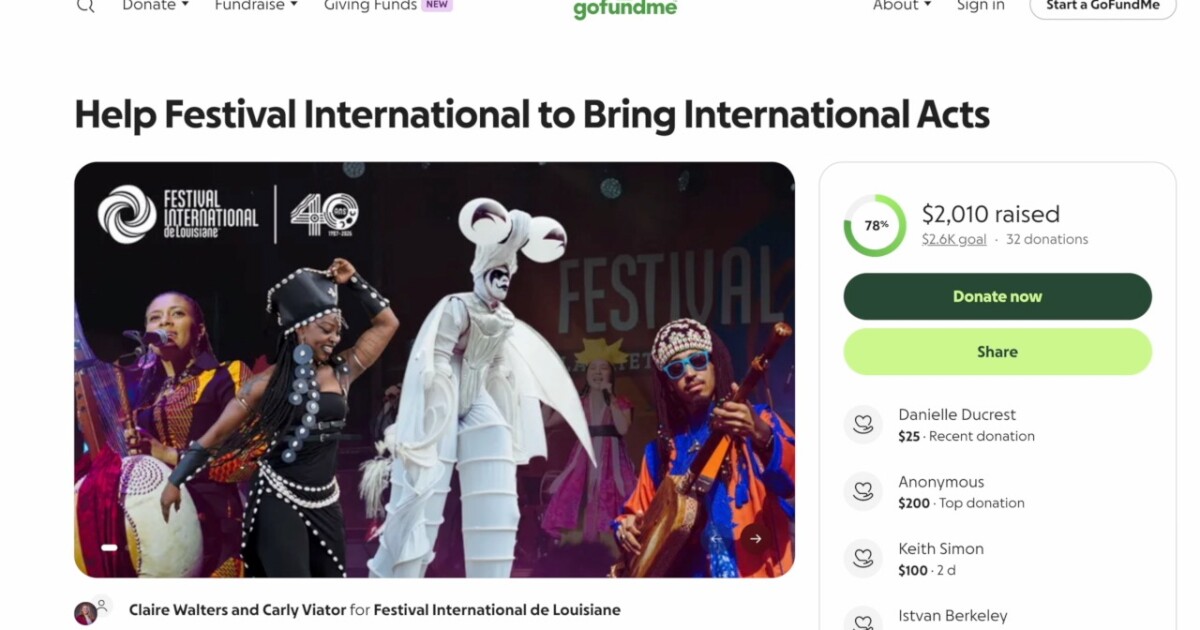 Lafayette's Festival International launches GoFundMe to help cover international artist visa fees