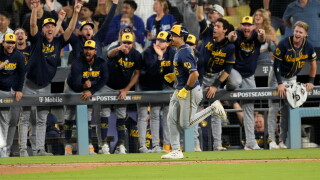 NLCS Brewers Dodgers Baseball