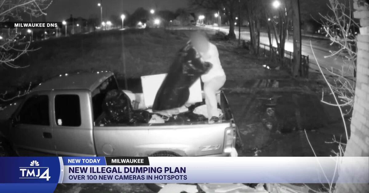 Milwaukee to add 100 cameras to catch illegal dumping; neighbors call ...