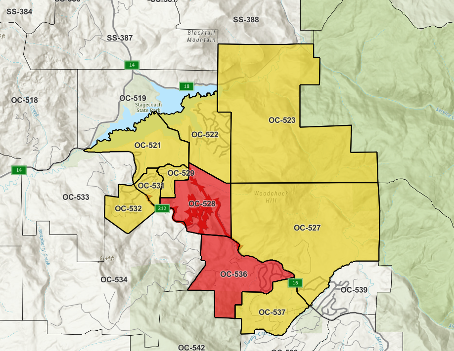 Steamboat Springs evacuations for Green Ridge Fire_July 13 2026 at 12:30pm