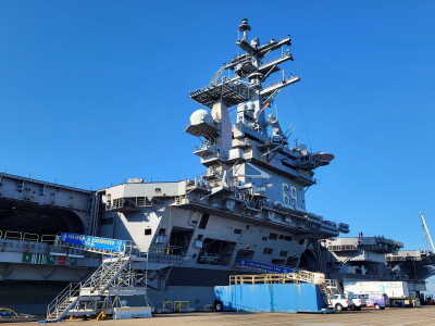 USS Eisenhower in port